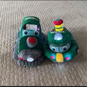 2 Plush Light up & Sing Hess Trucks